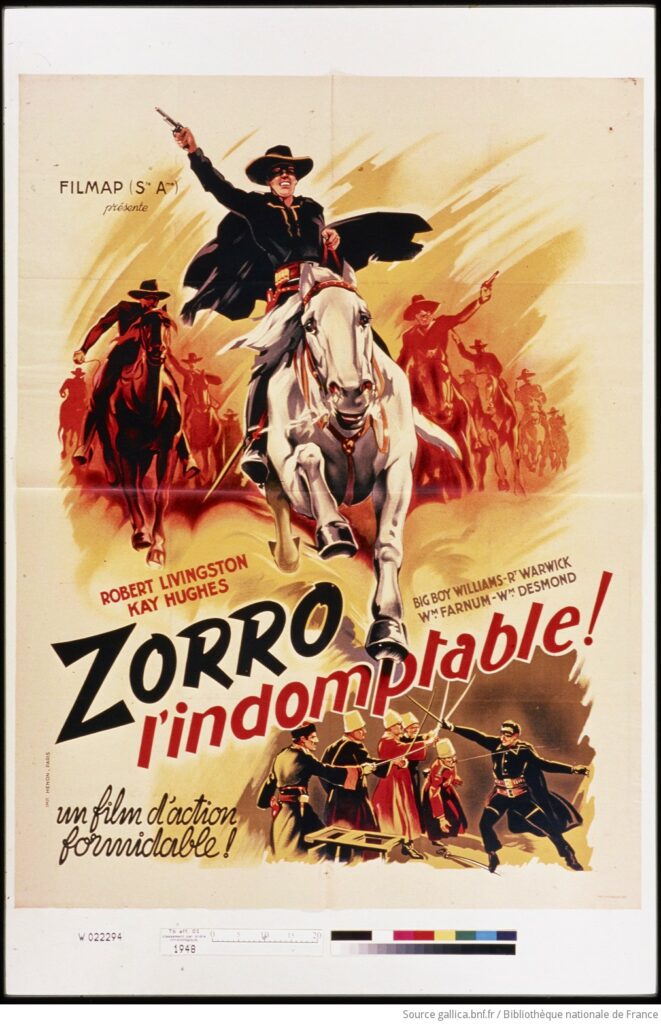 Affiche Zorro l'indomptable